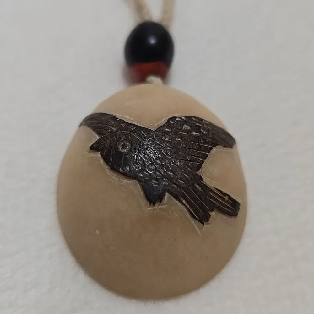 Native Hand Carved Necklace
